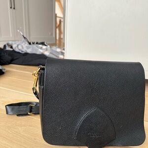Burberry Black Leather Crossbody Bag